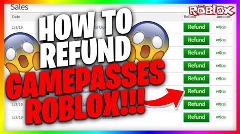 I know it’s possible to <b>refund</b>, but is it possible to get your own gamepass back without buying it? I also tried searching the Devforum but. . How to refund gamepasses on roblox